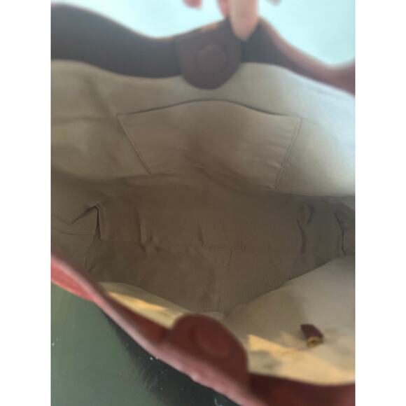 Margot New York Hobo Bucket Style Suede Leather Shoulder Bag Burgundy NWT‎ - Picture 6 of 7